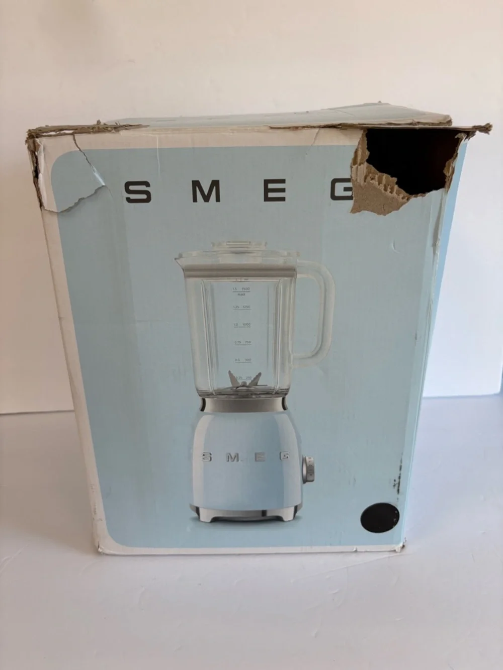 NWT SMEG 50's Style Retro Black Blender
